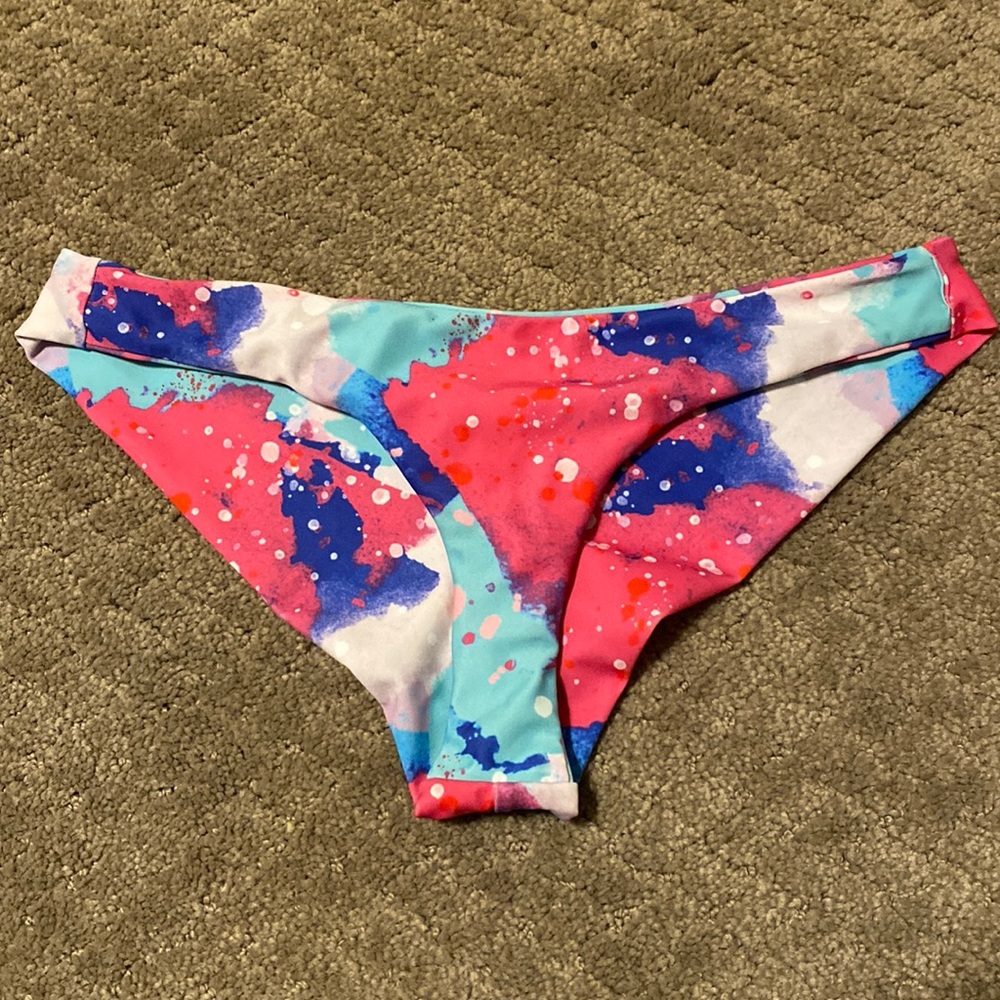 Moana Bikini Splatter Paint Bottoms